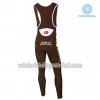 Fietsbroek Lang met Bretels 2018 AG2R La Mondiale N002 Winter Thermal Fleece